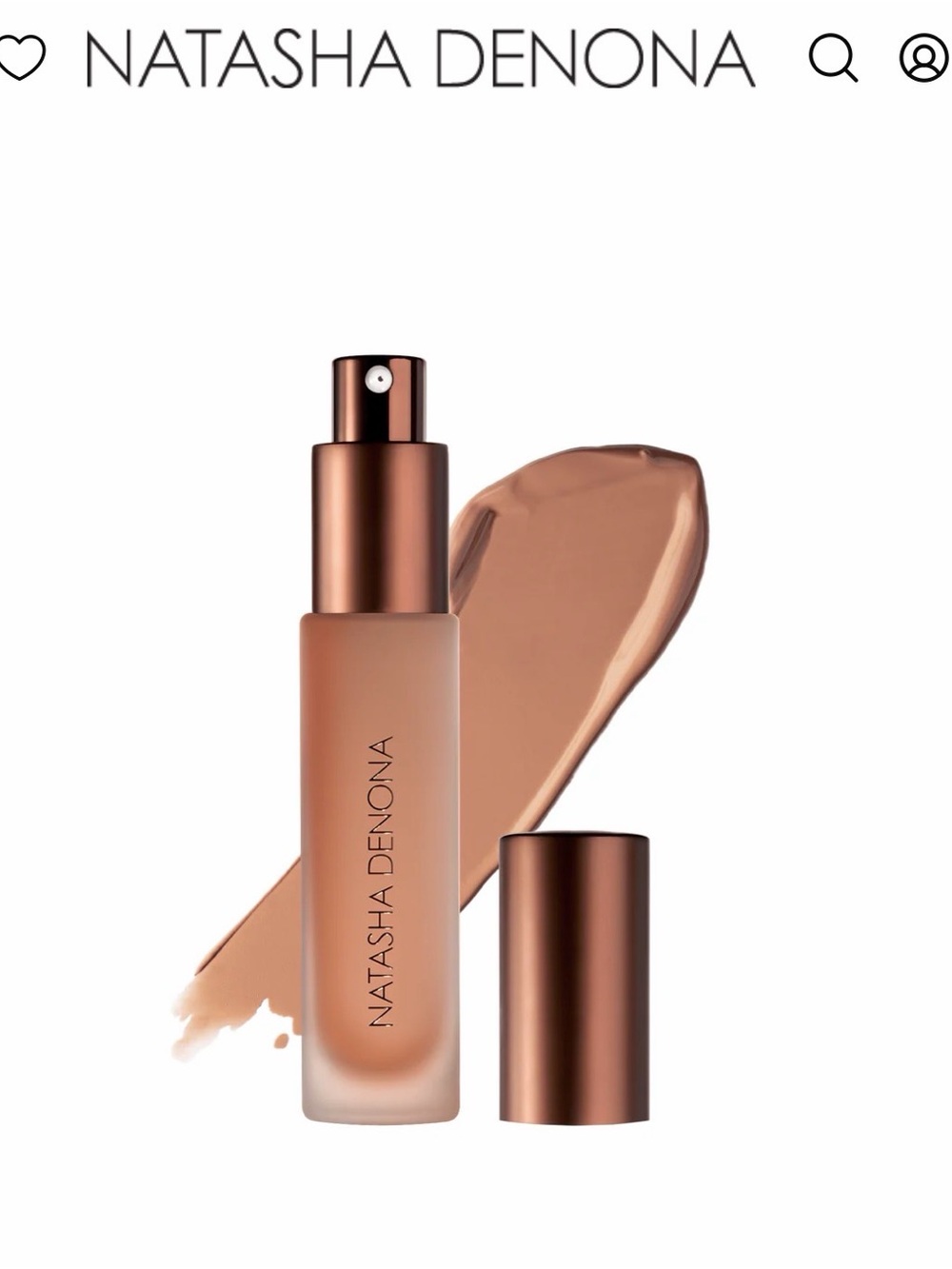 Natasha Denona HY-SCULPT Liquid Bronzer FOXY (light) Full Size. Used once.